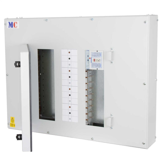 Proteus 7 Way 250A TP+N Panelboard with 200A TP Mccb Incomer
