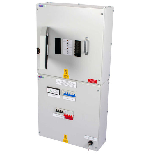 Proteus EV 4 Way TP+N Type B EV Distribution Board with 100A O-PEN Isolator Incomer