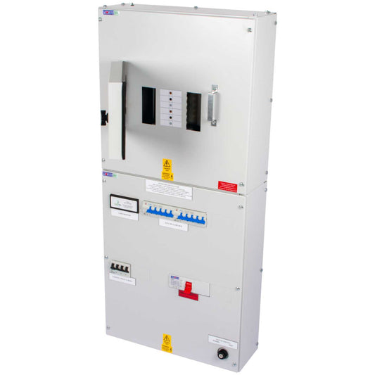 Proteus EV 4 Way TP+N Type B EV Distribution Board with 200A O-PEN Isolator Incomer