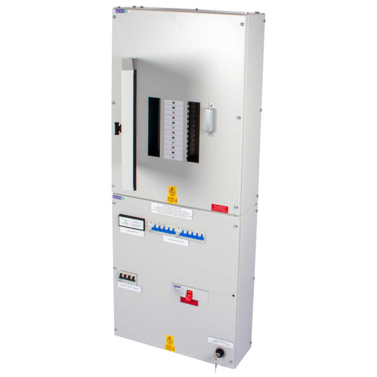 Proteus EV 8 Way TP+N Type B EV Distribution Board with 200A O-PEN Isolator Incomer