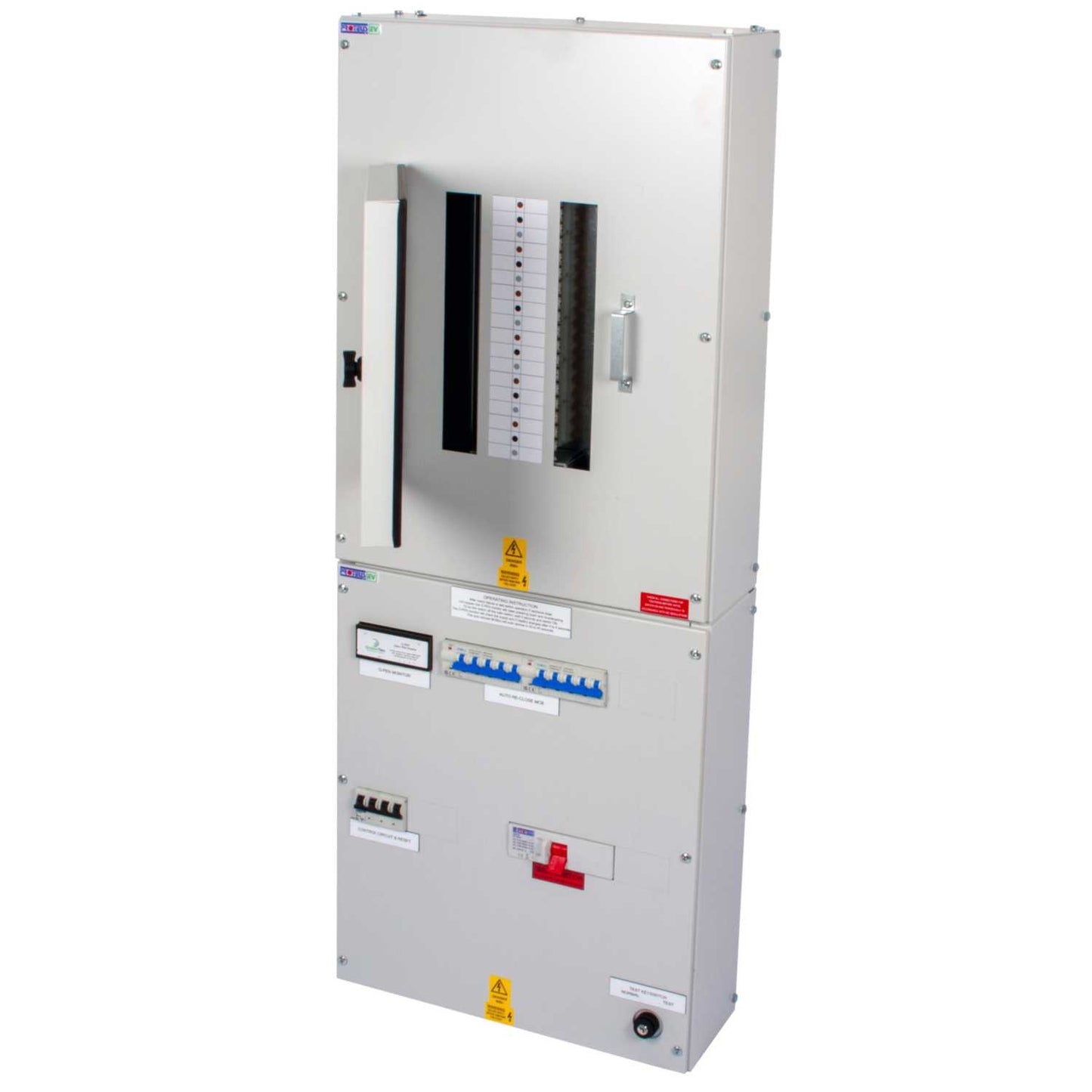 Proteus EV 12 Way TP+N Type B EV Distribution Board with 200A O-PEN Isolator Incomer