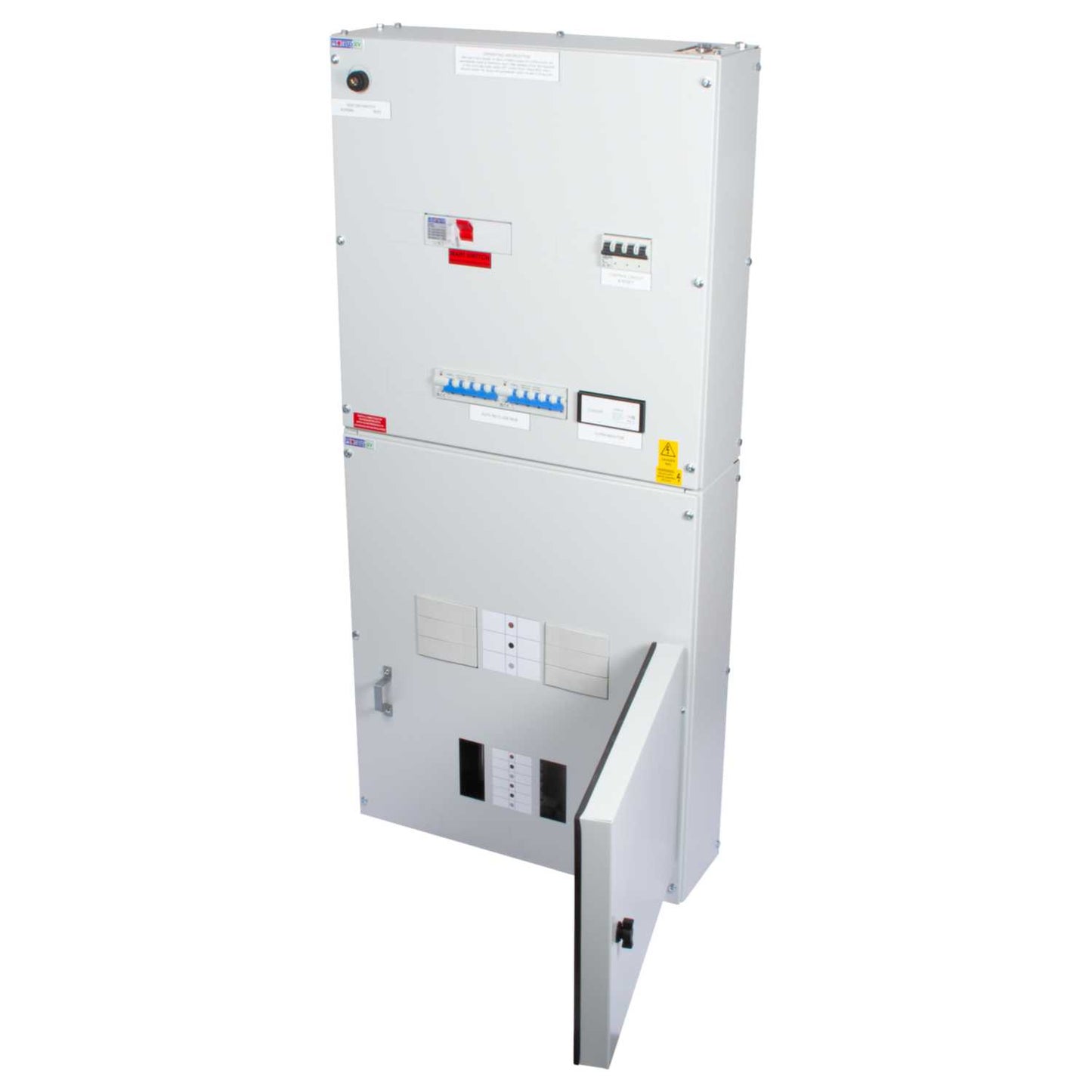 Proteus EV 4 Way TP+N Type B EV Distribution Board with 200A O-PEN Isolator Incomer