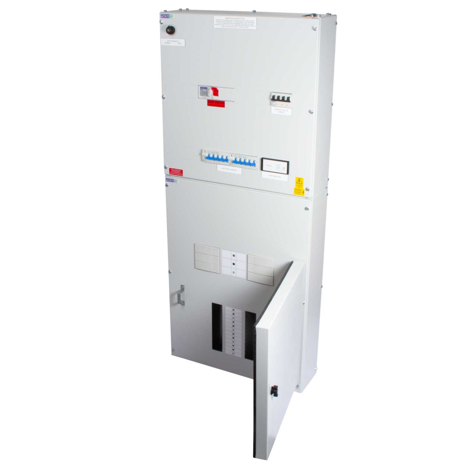 Proteus EV 8 Way TP+N Type B EV Distribution Board with 200A O-PEN Isolator Incomer