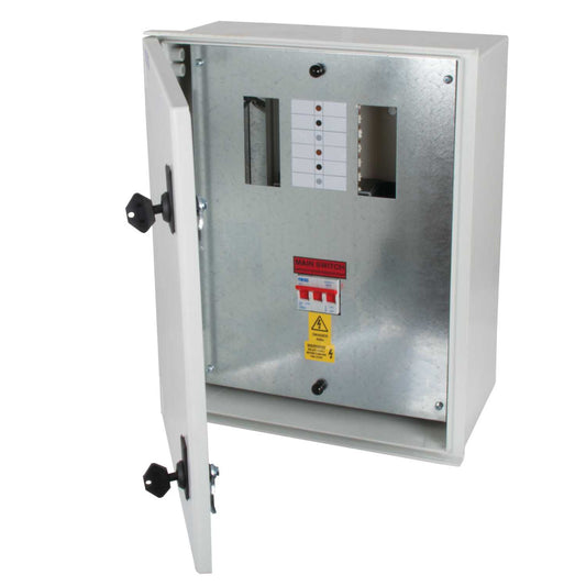 Proteus 4 Way 125A TP+N Type B Distribution Board with 100A Incomer