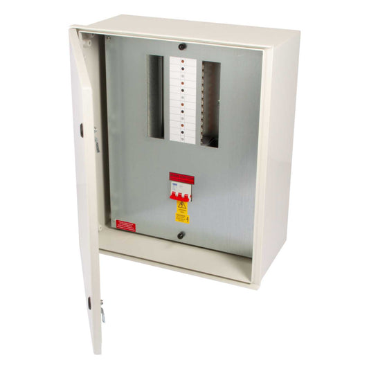 Proteus 8 Way 125A TP+N Type B Distribution Board with 100A Incomer