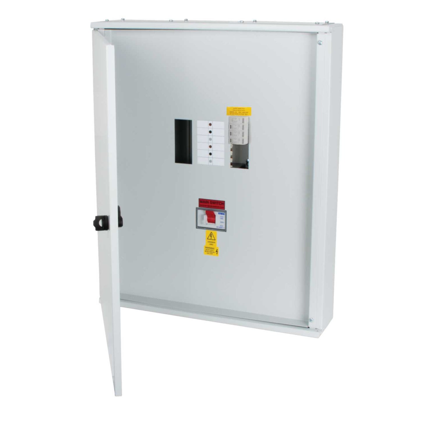 Proteus XL 3 Way TP+N Type B Distribution Board with 200A Incomer and Type 1+2 SPD