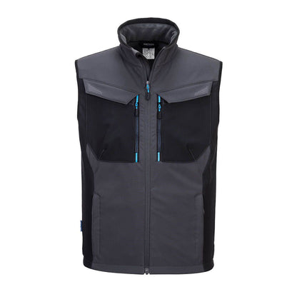WX3 Softshell Gilet (3L), M, R, Metal Grey