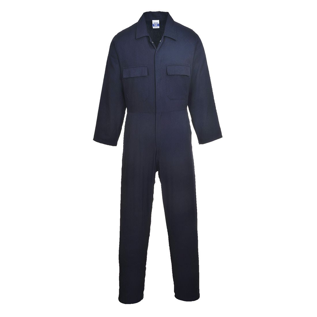 Euro Work Cotton Coverall, L, R, Navy