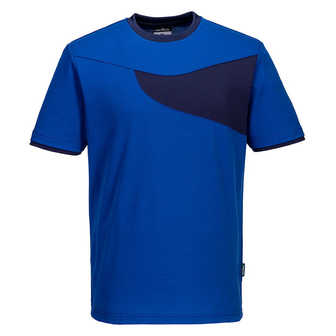 PW2 Cotton Comfort T-Shirt S/S, L, , Royal/Navy