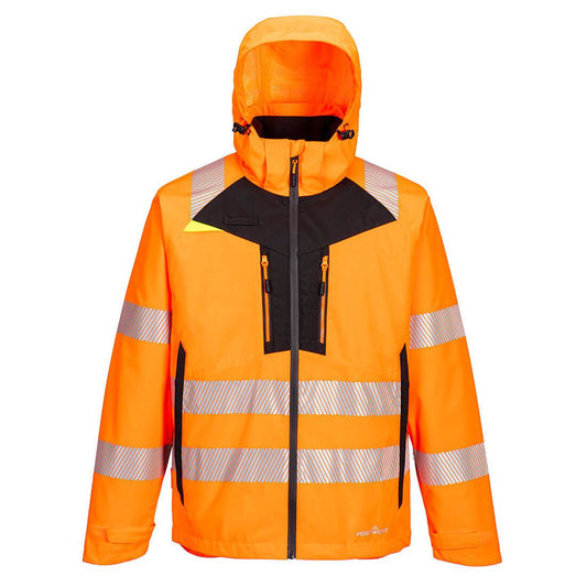 DX4 Hi-Vis 4-in-1 Jacket, 4XL, R, Orange/Black