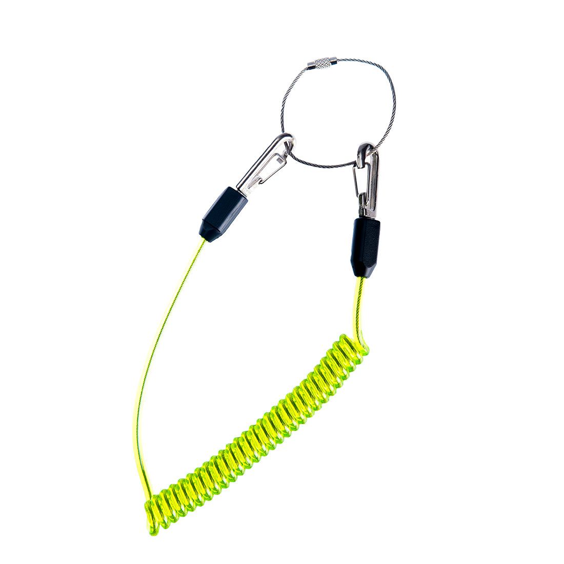 Coiled Tool Lanyard, , R, Green