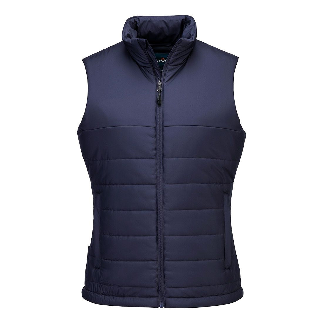 Professional Women's Insulated Baffle Gilet, L, R, Navy
