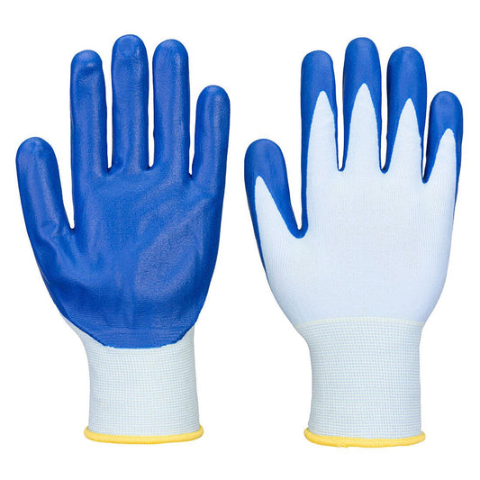 FD Grip 15 Nitrile Glove, L, R, Blue