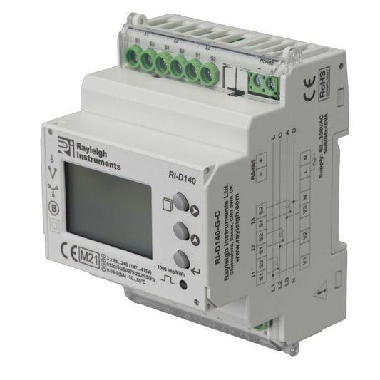 Rayleigh 3 Phase Multifunction Energy Meter MID Certified with Modbus