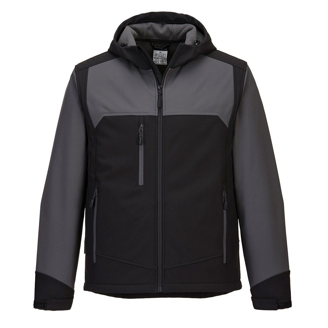 KX3 Hooded Softshell (3L), S, , Black/Grey