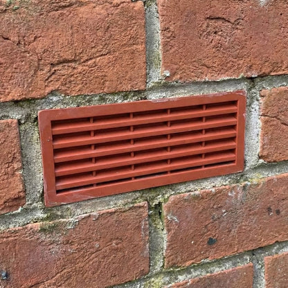 Plastic Air Brick Terracotta 76mm x 229mm (9" x 3")