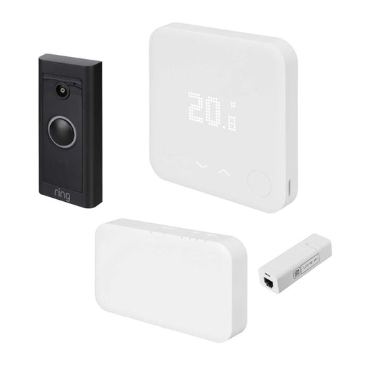 Tado / Ring Wireless Thermostat Starter Kit and Video Doorbell Wired