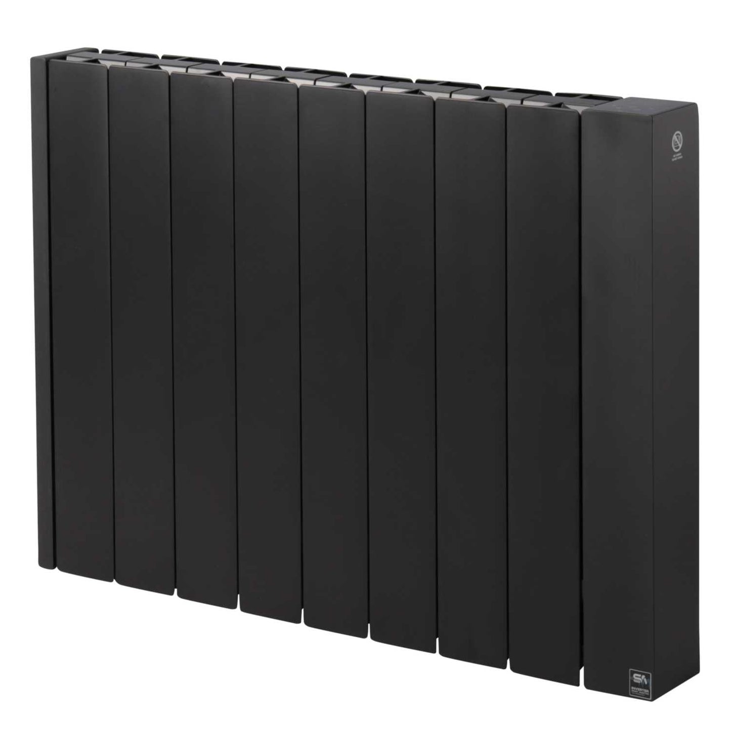 Rointe 1.2kW 8 Element Belize Wi-Fi Electric Radiator Black