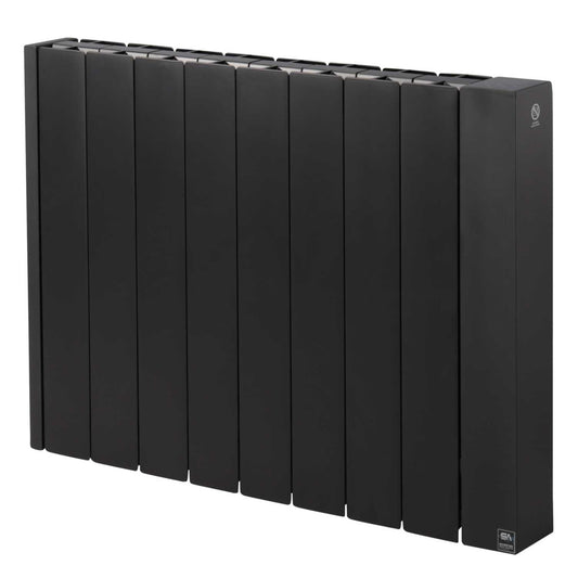 Rointe 1.2kW 8 Element Belize Wi-Fi Electric Radiator Black