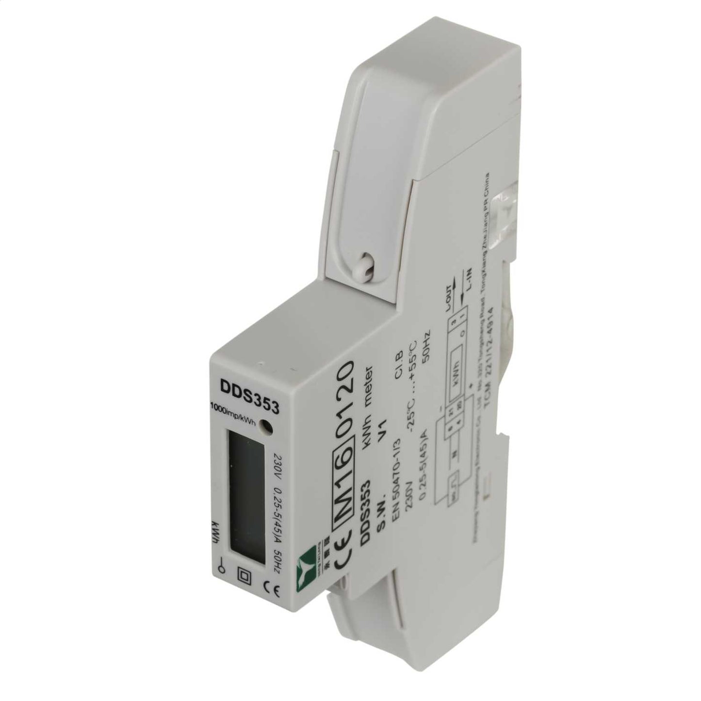 Rolec 45A 230V MID B Modular Single Phase Electronic Meter