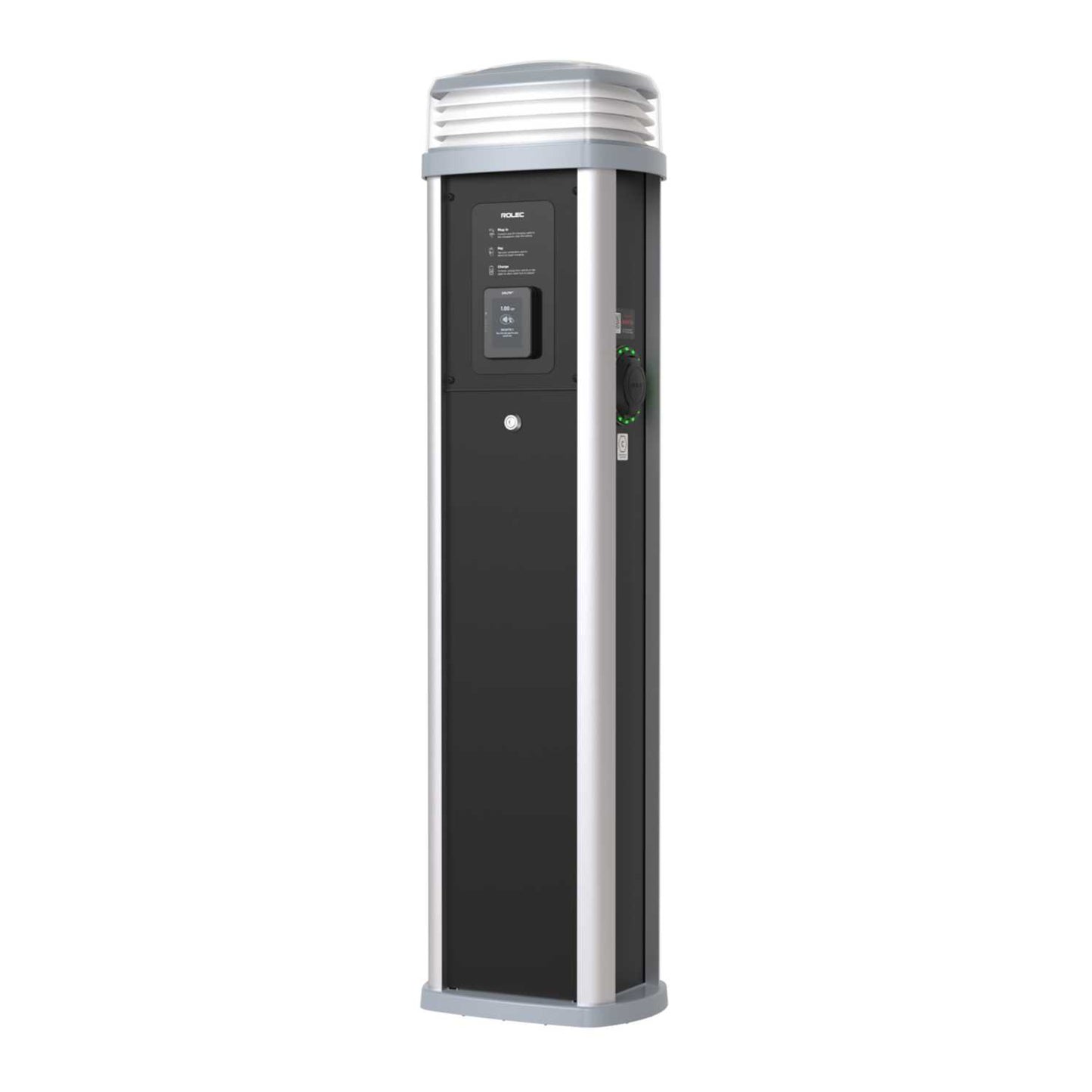 Rolec EV Quantum Contactless Payment EV Charger 7.4kW 2 x Type 2 Sockets Black