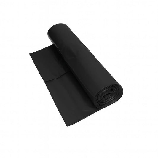 500mu (2000G) Black Polythene Damp Proof Membrane (DPM) 4m x 12.5m (50m2/Roll)