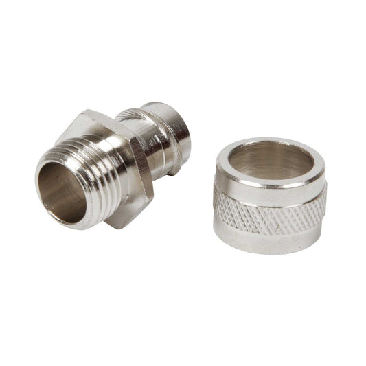 12mm Fixed Steel and PVC Flexible Conduit Glands (Sold in 1's)