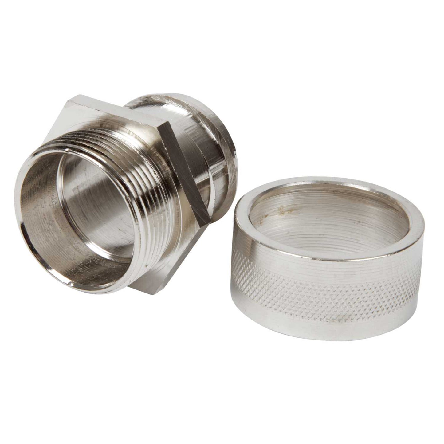 40mm Fixed Steel and PVC Flexible Conduit Glands (Sold in 1's)