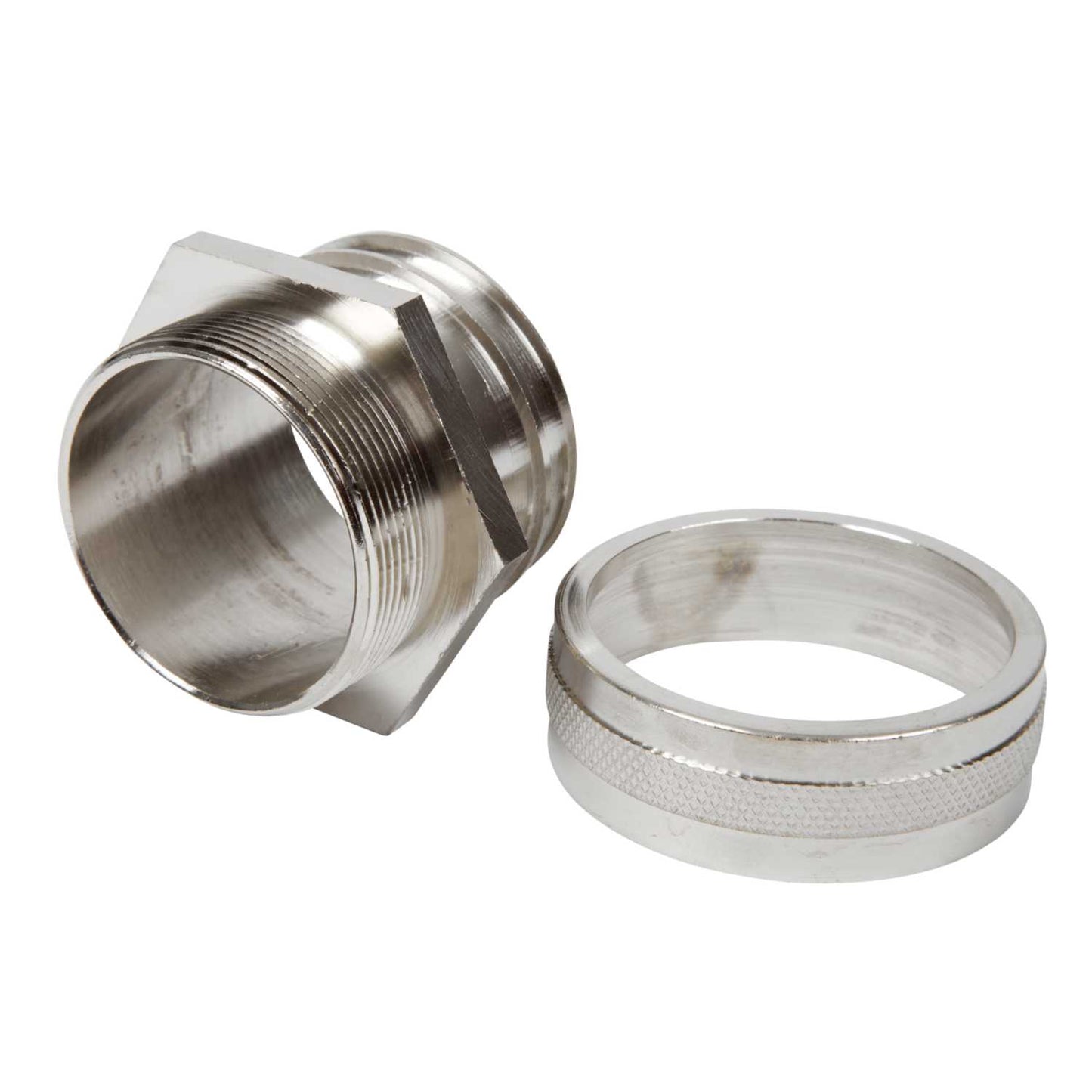50mm Fixed Steel and PVC Flexible Conduit Glands (Sold in 1's)