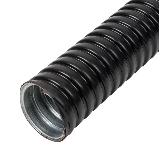 Ronbar 40mm Galvanised Steel PVC Flexible Conduit (10m Reel)