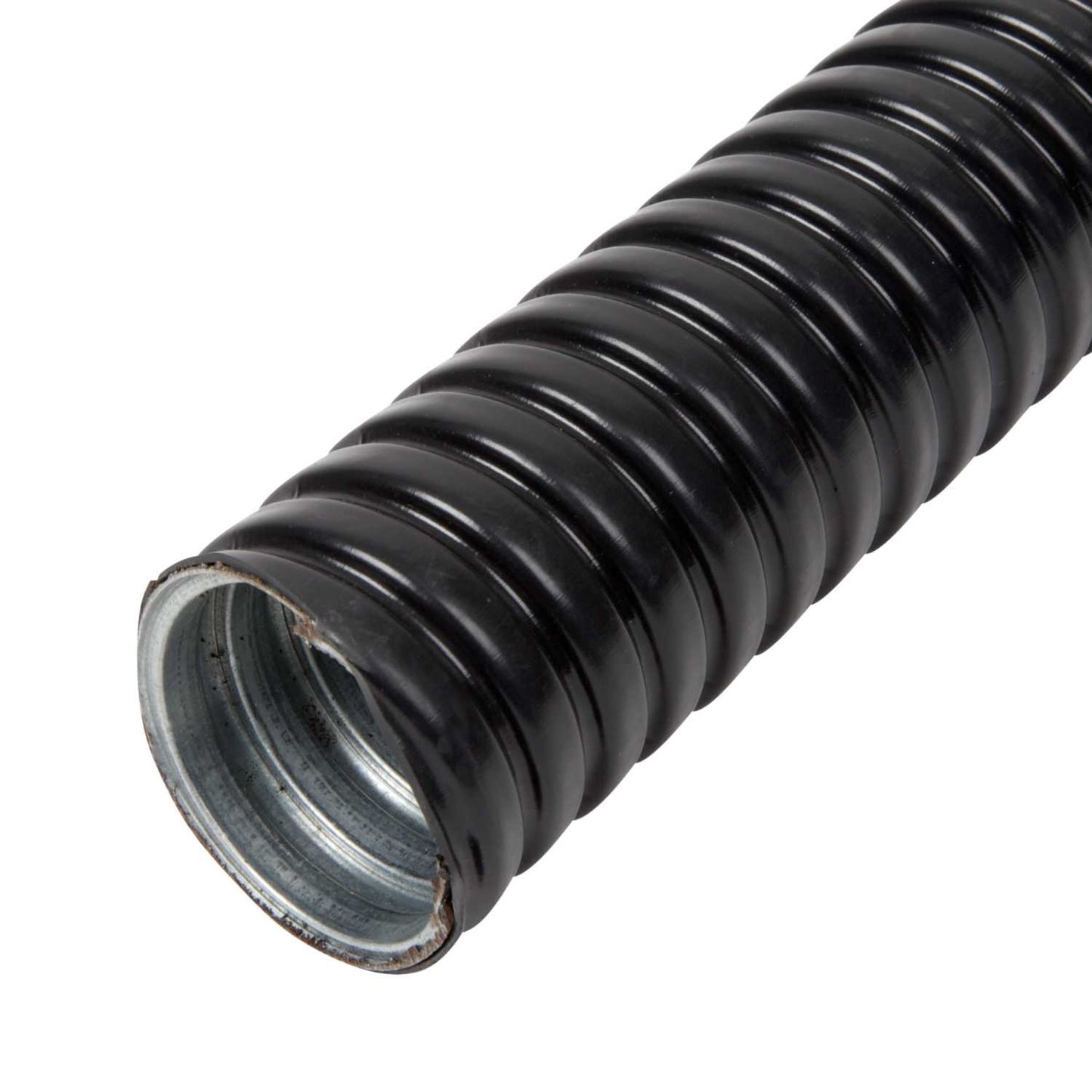 Ronbar 40mm Galvanised Steel PVC Flexible Conduit (30m Reel)