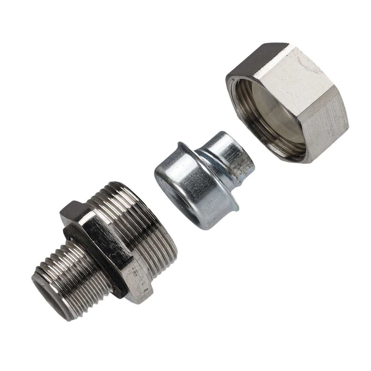 16mm Straight Flexible Conduit Gland (Sold in 1's)
