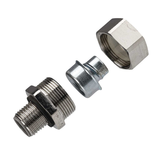 16mm Straight Flexible Conduit Gland (Sold in 1's)