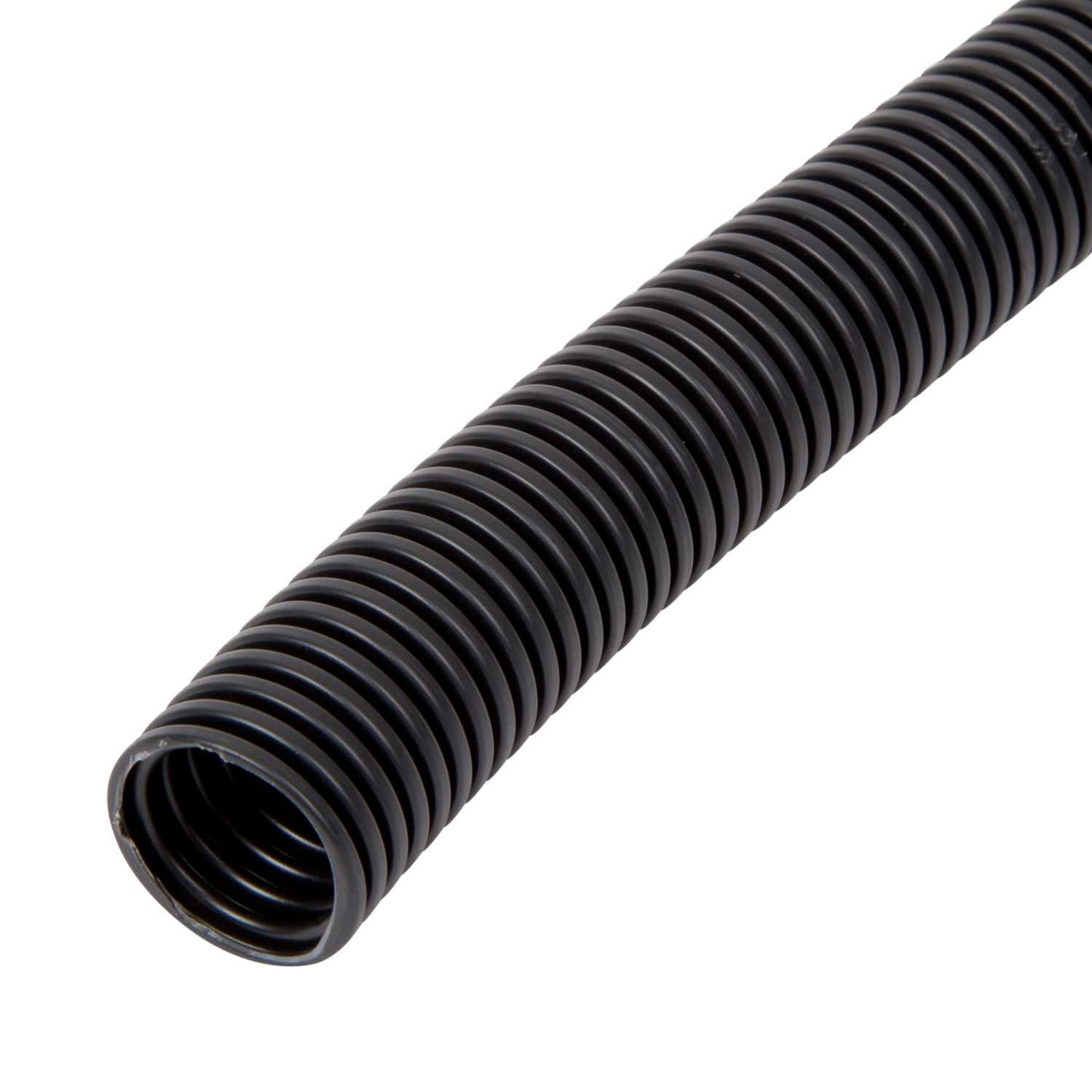 Ronbar 25mm Polypropylene Flexible Conduit Black (50m Reel)