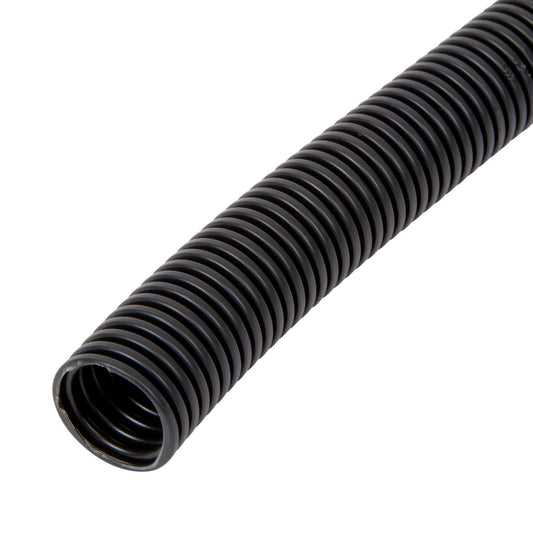 Ronbar 25mm Polypropylene Flexible Conduit Black (50m Reel)