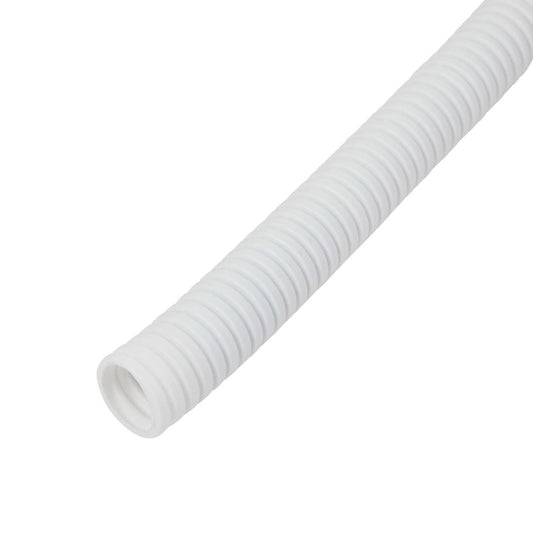 Ronbar 20mm Polypropylene Flexible Conduit White (100m Reel)