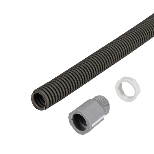 Ronbar 20mm Polypropylene Contractor Pack Grey (10m Reel and 10 Glands)