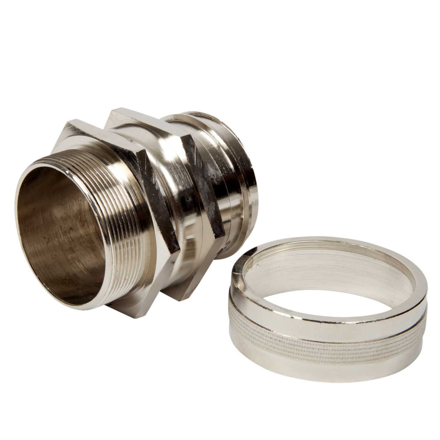 50mm Swivel Glands Steel / PVC Flexible Conduit (Sold in 1's)