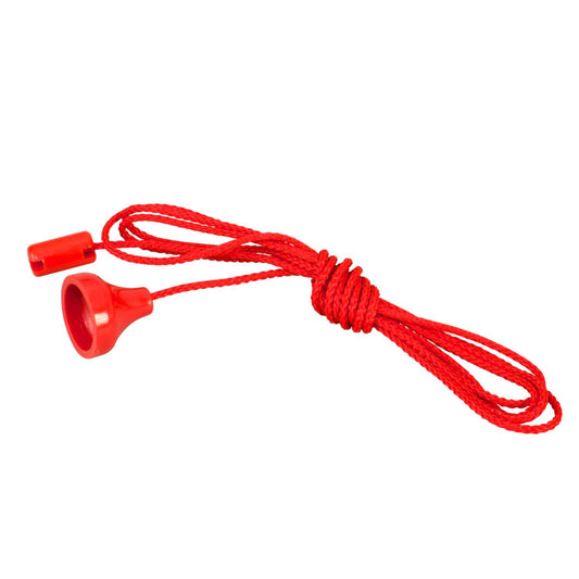 Omega 1.5m Pull Cord with Acorn Red