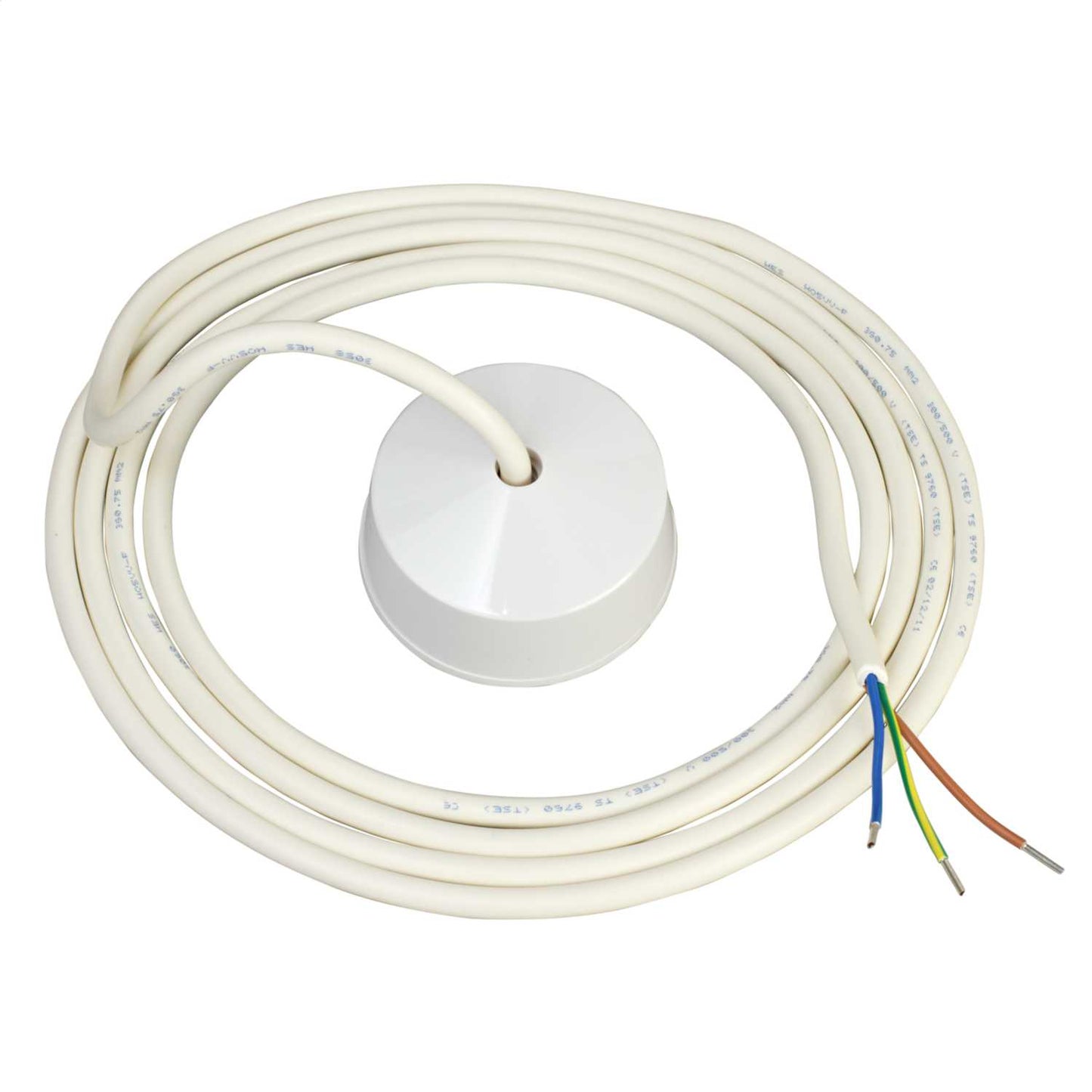 Linkfast 3 Pin Rose with 3m x 0.75mm² Flex