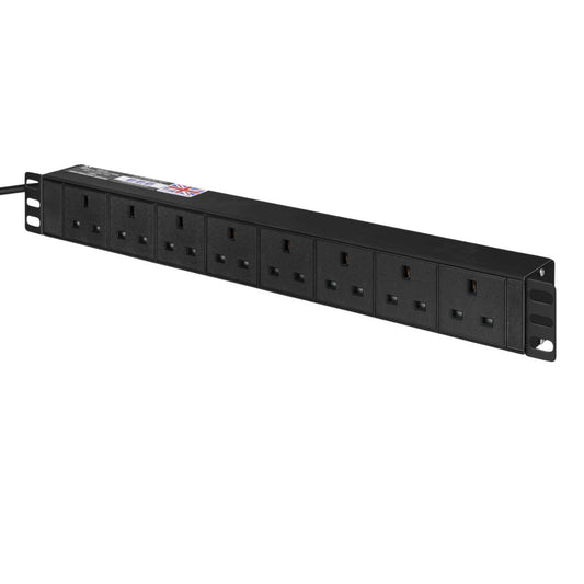 RPP 8 Way 19" Horizontal Rack Mounted PDU