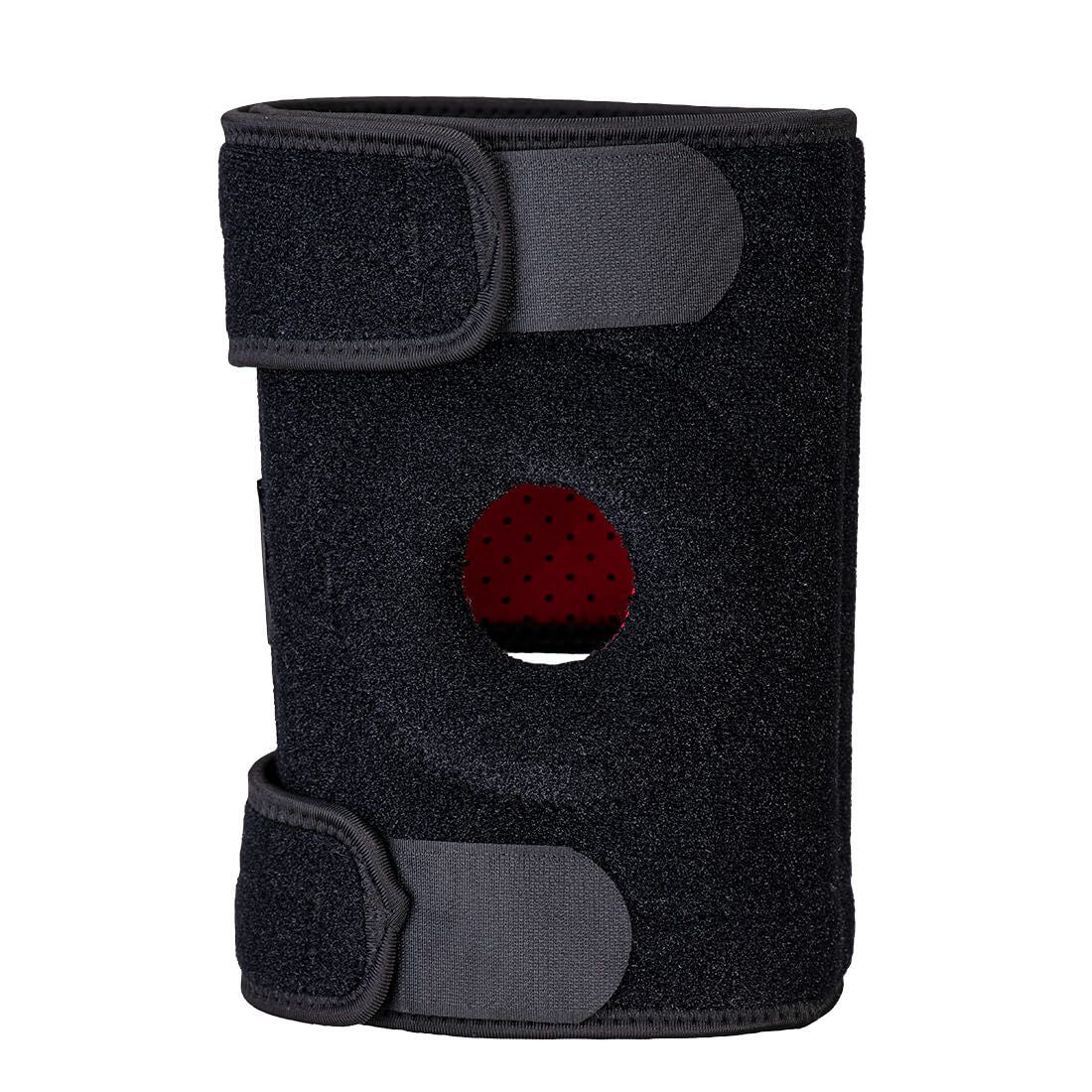 Open Patella Knee Support, , R, Black