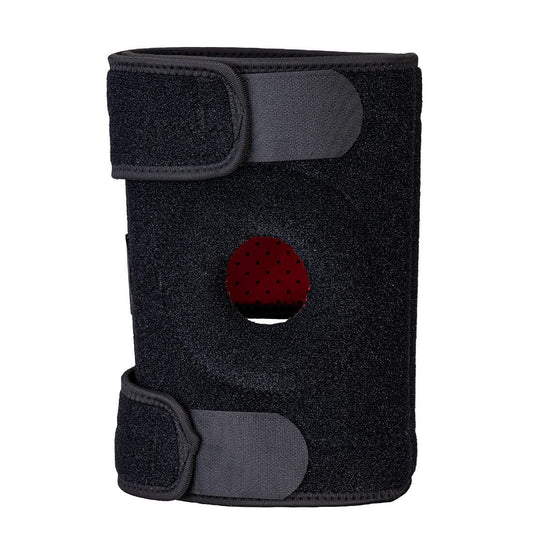 Open Patella Knee Support, , R, Black