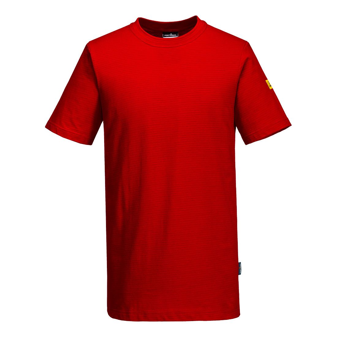 Anti-Static ESD T-Shirt, L, R, Deep Red