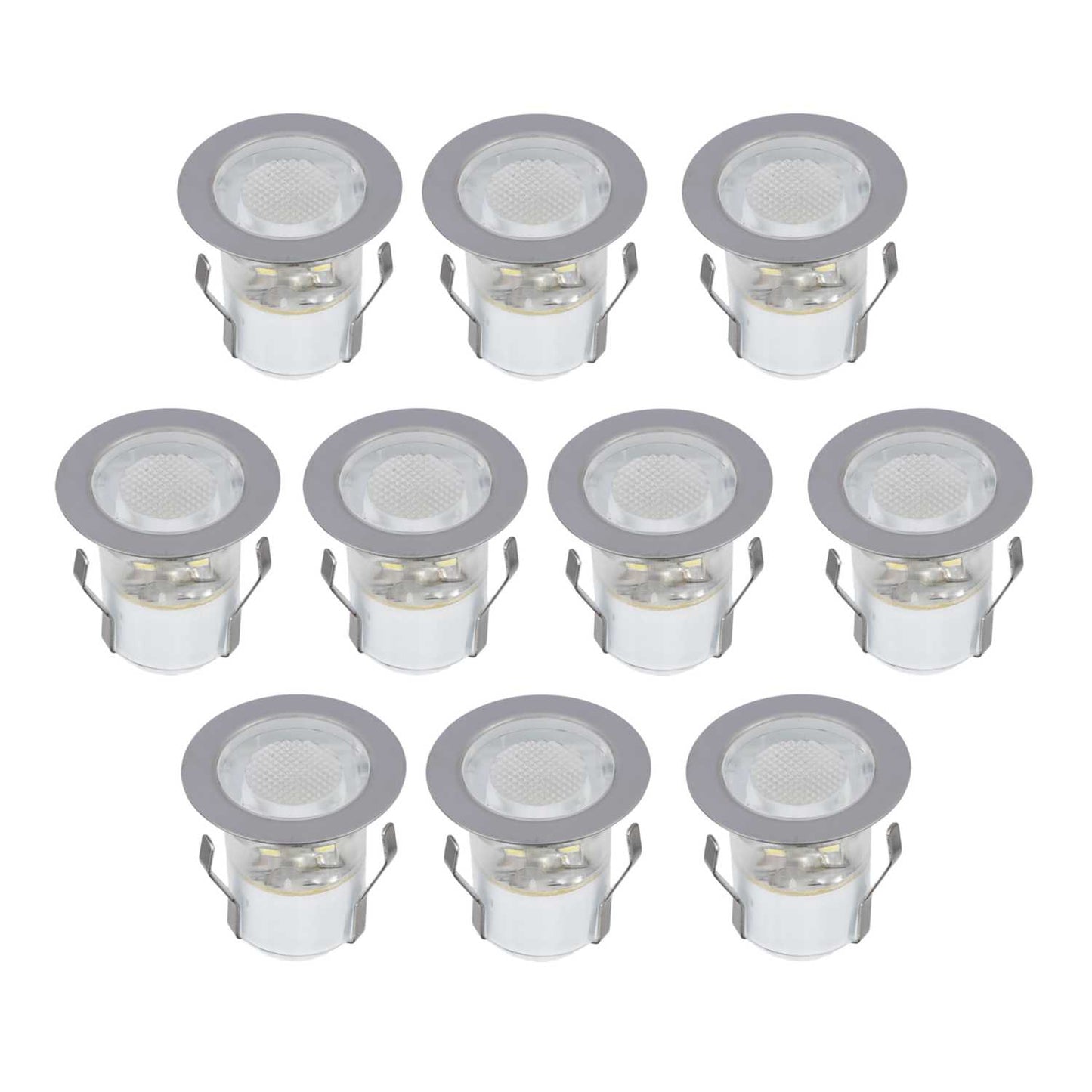 Saxby Lighting Ikon LED Stainless Steel Decking Kit Blue (Pack of 10)