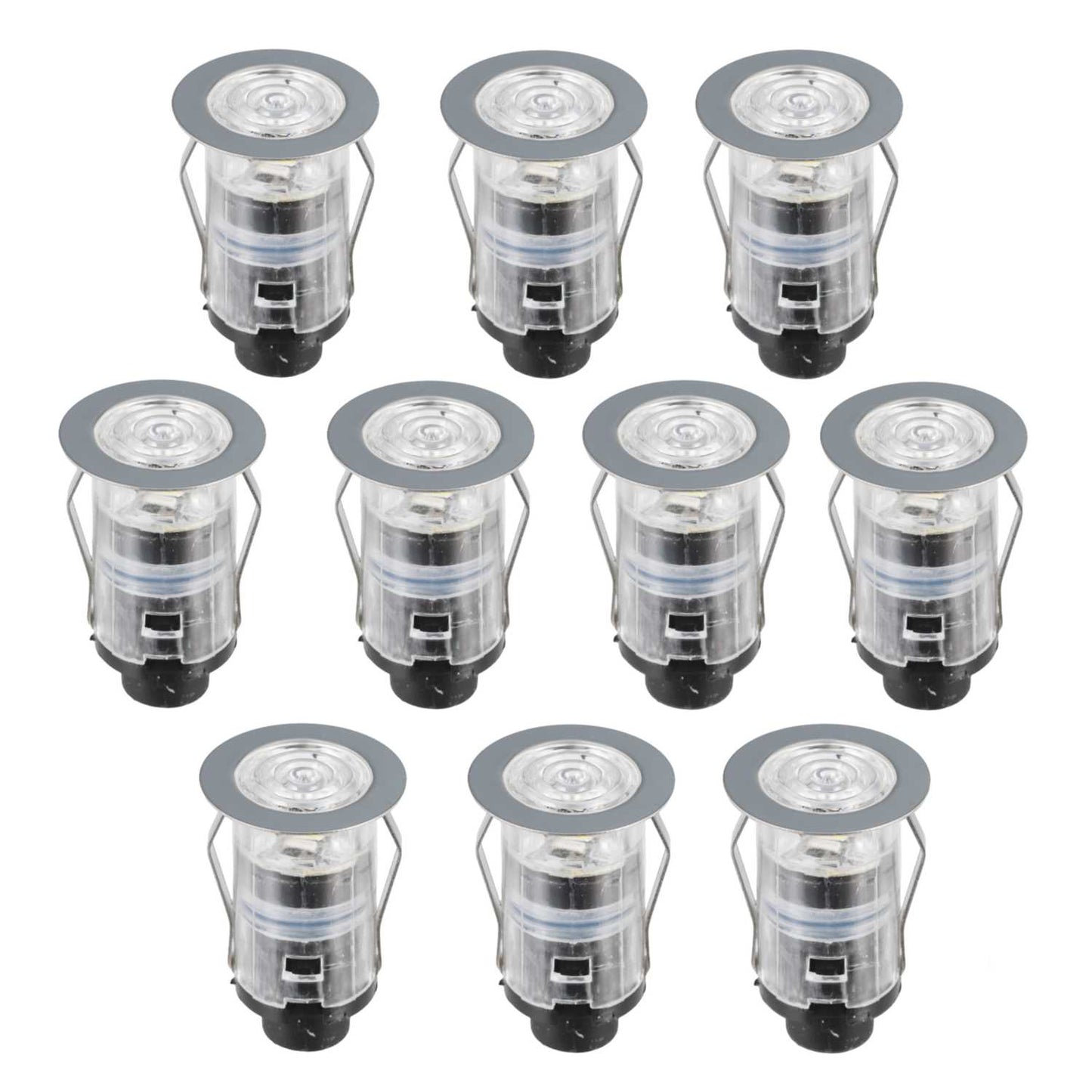 Saxby Lighting IkonPro LED CCT 25mm Stainless Steel Decking Kit 3000/4000K (Pack of 10)