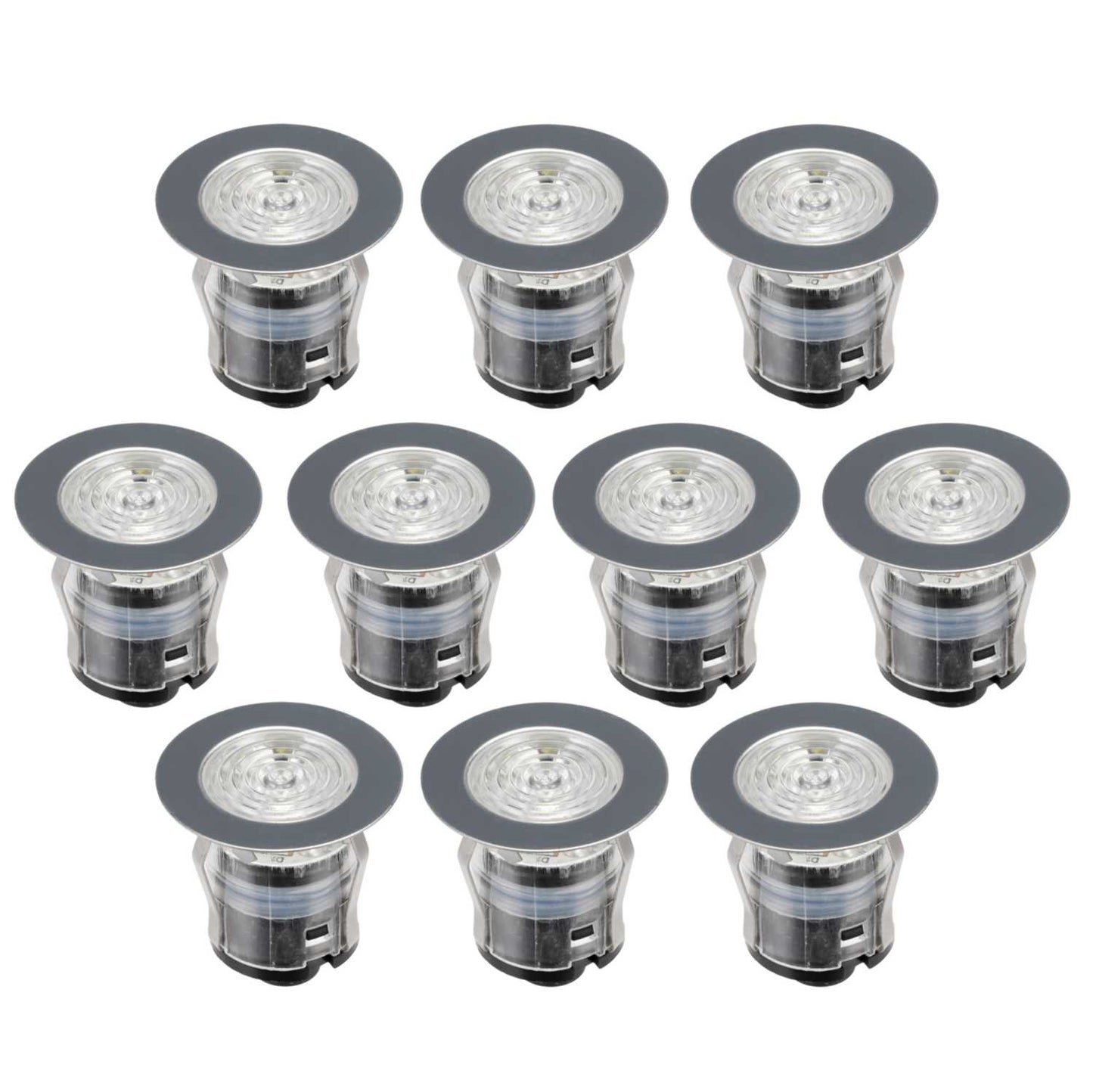 Saxby Lighting IkonPro LED CCT 35mm Stainless Steel Decking Kit 3000/4000K (Pack of 10)