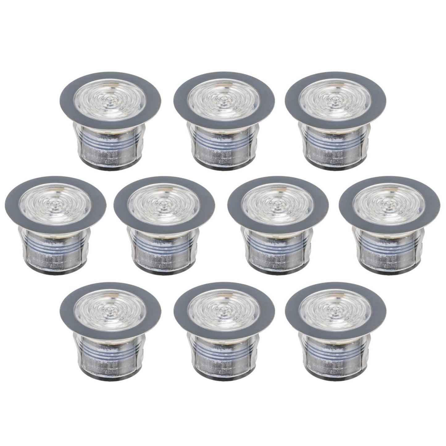 Saxby Lighting IkonPro LED CCT 45mm Stainless Steel Decking Kit 3000/4000K (Pack of 10)