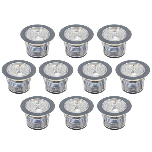 Saxby Lighting IkonPro LED CCT 45mm Stainless Steel Decking Kit 3000/4000K (Pack of 10)
