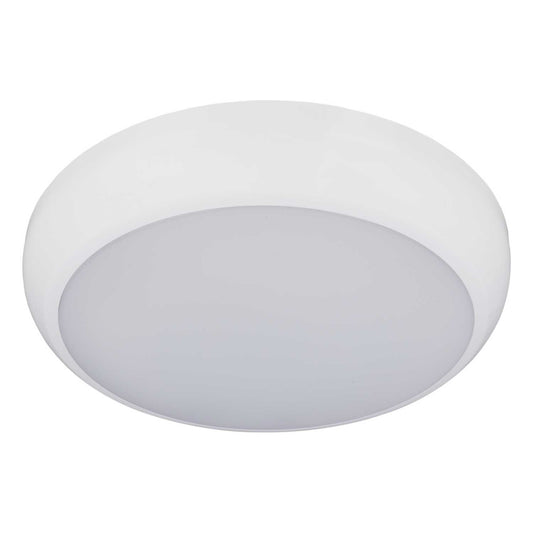 Saxby Lighting HeroPRO 9-18W LED Tri-Colour Emergency Bulkhead White